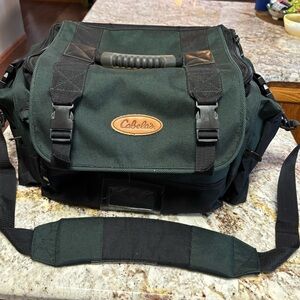 Cabela's Forest Green and Black Messenger Bag
